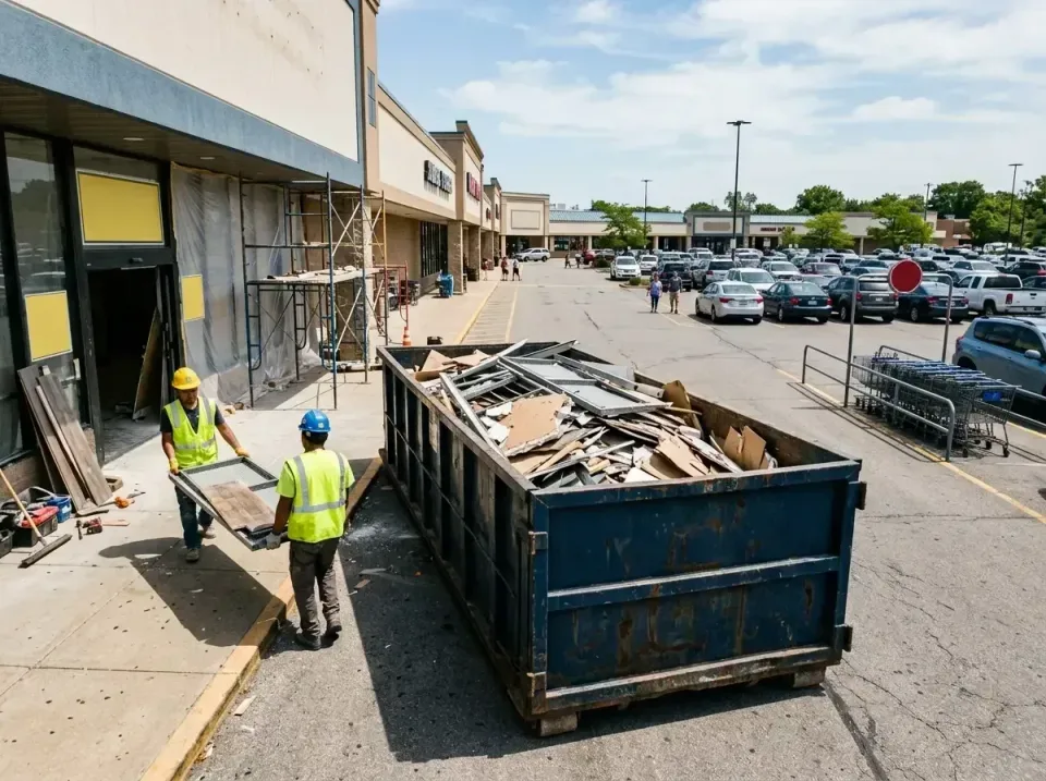 retail-store-renovation-debris-003 — frequently asked questions, Roll-off Dumpster Rentals in Pawnee, IL